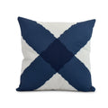 16 X 16 Inch X Marks The Spot Geometric Print Outdoor Pillow