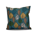 16 X 16 Inch Autumn Leaves Floral Print Pillow