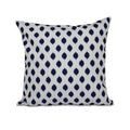 16 X 16 Inch Cop Ikat Geometric Print Outdoor Pillow