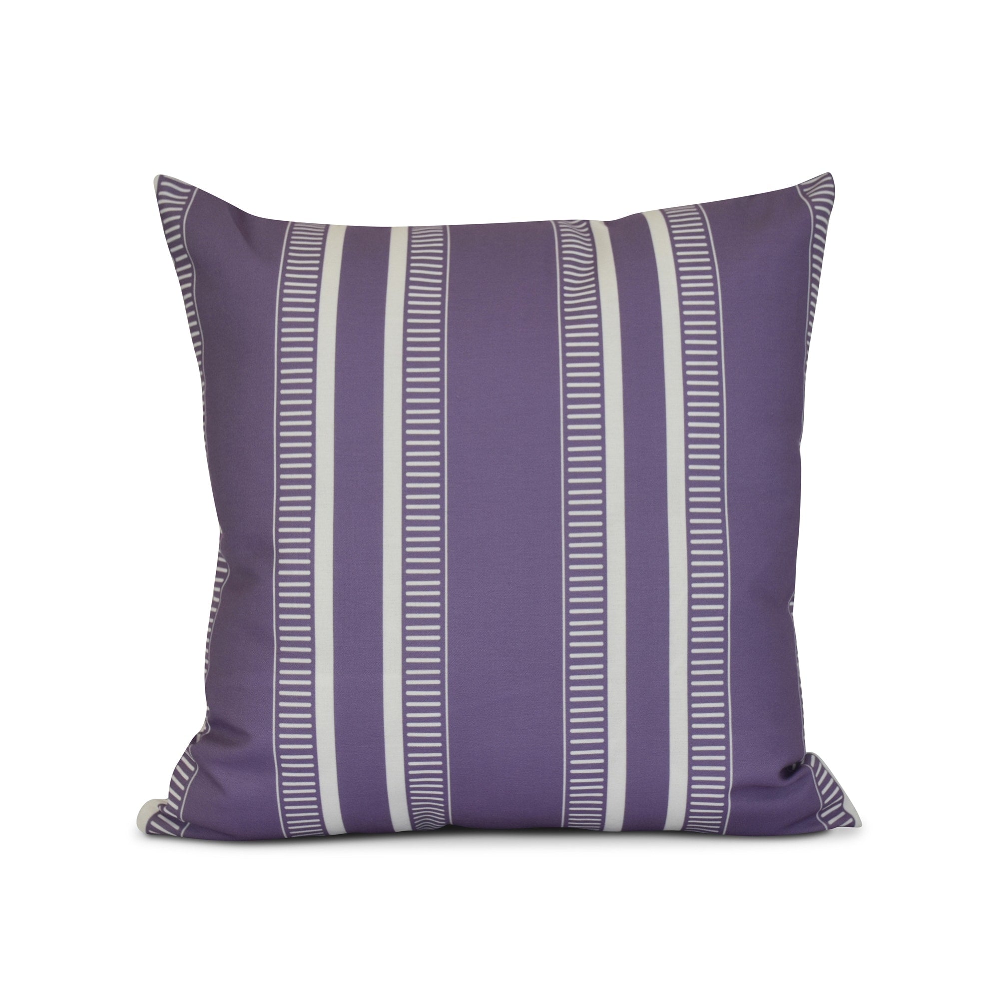 16 X 16 Inch Dashing Stripe Stripe Print Pillow Navy Blue