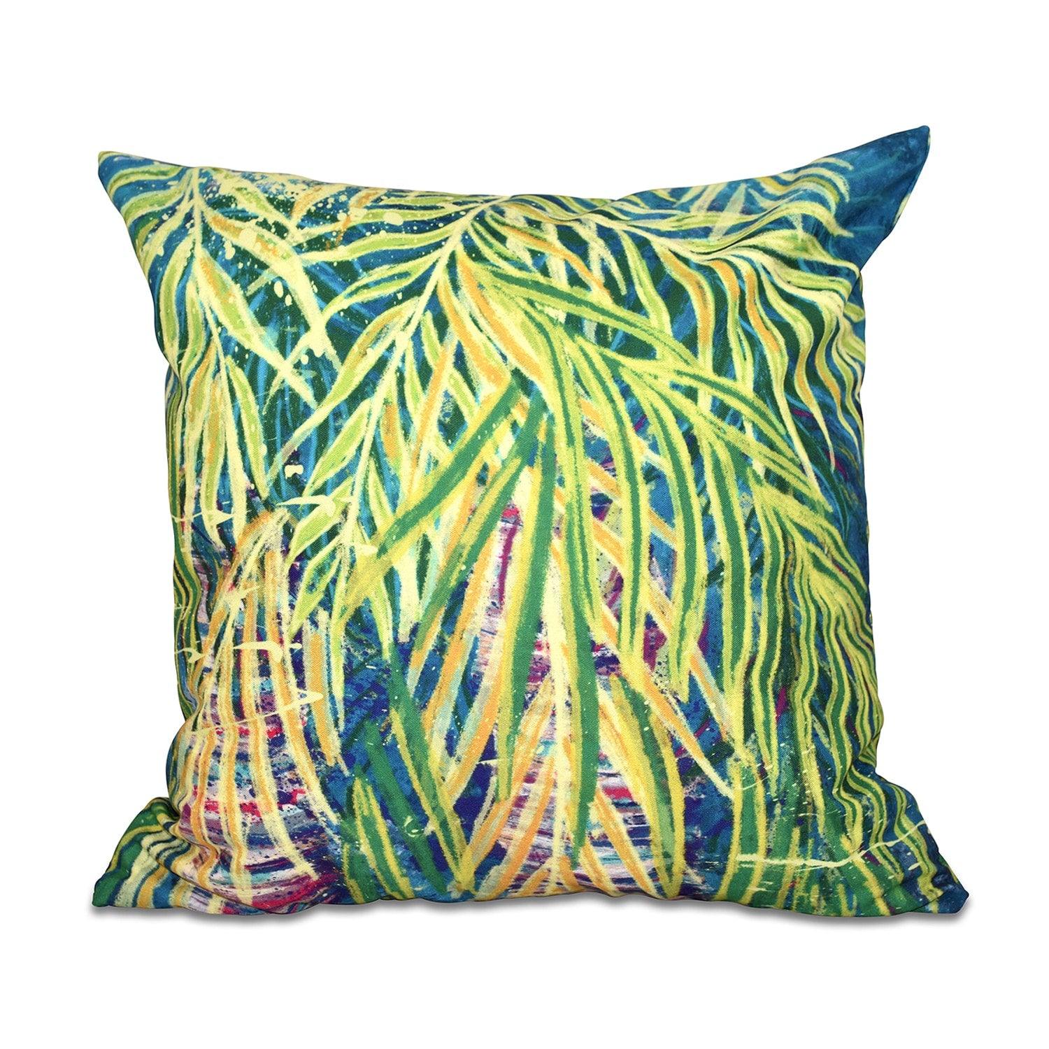 16 X 16 Inch Malibu Floral Print Outdoor Pillow