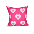 16 X 16 Inch Valentine Print Outdoor Pillow