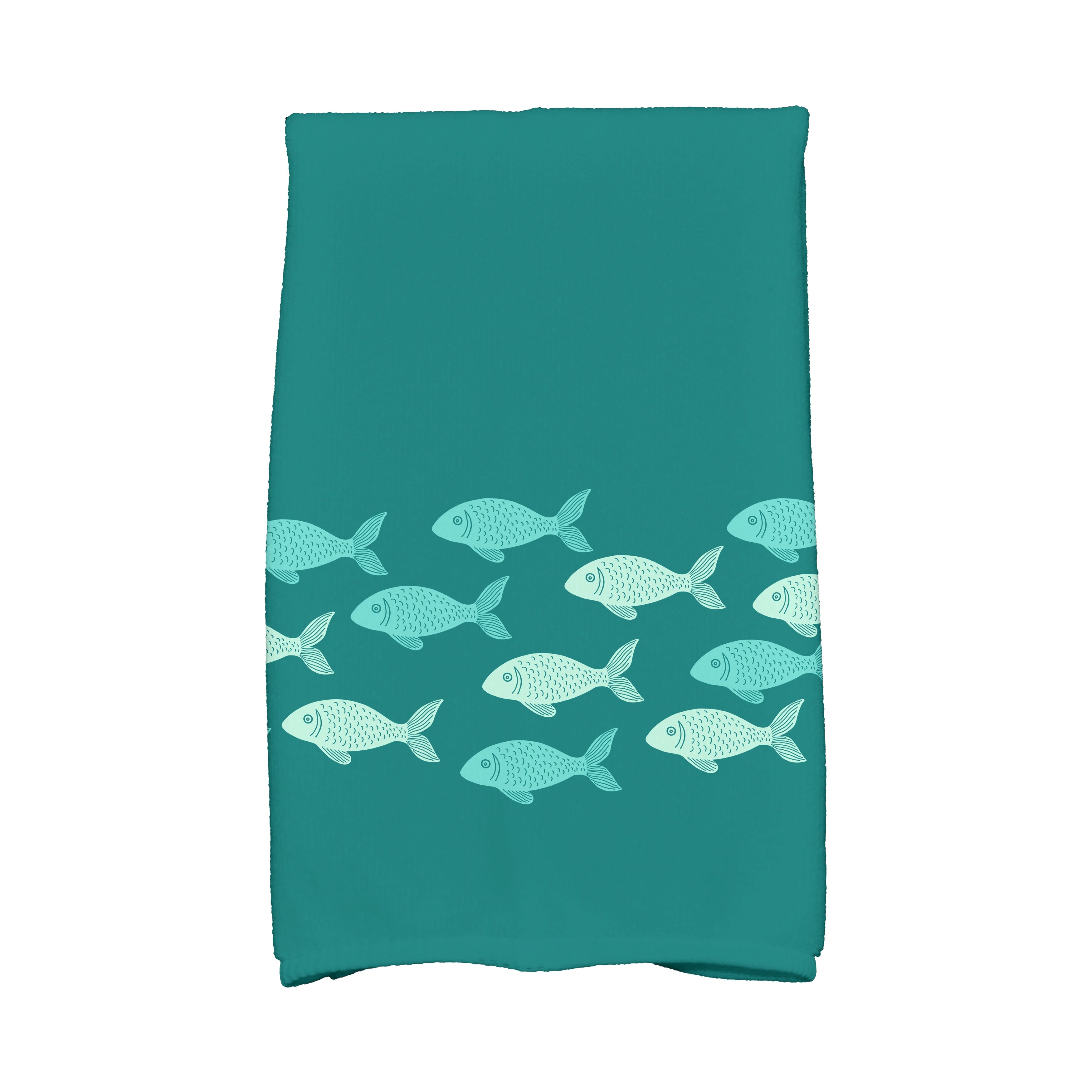 16 X 25 Inch Fish Line Animal Print Kitchen Towel