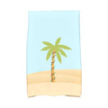 16 X 25 Inch Palm Tree With Christmas Lights Holiday Geometric Print Kitchen Towel