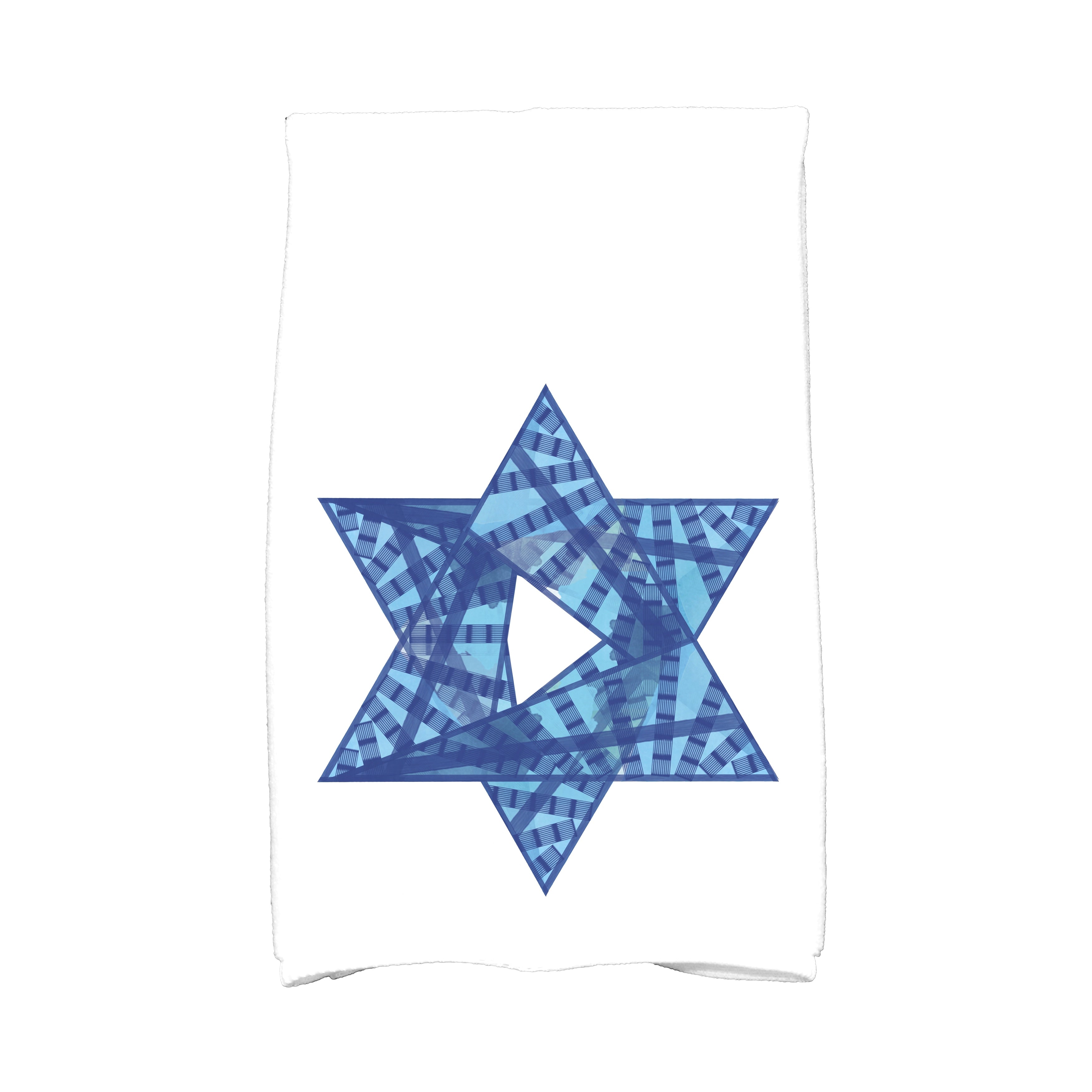 16 X 25 Inch Star Mosaic Holiday Geometric Print Kitchen Towel