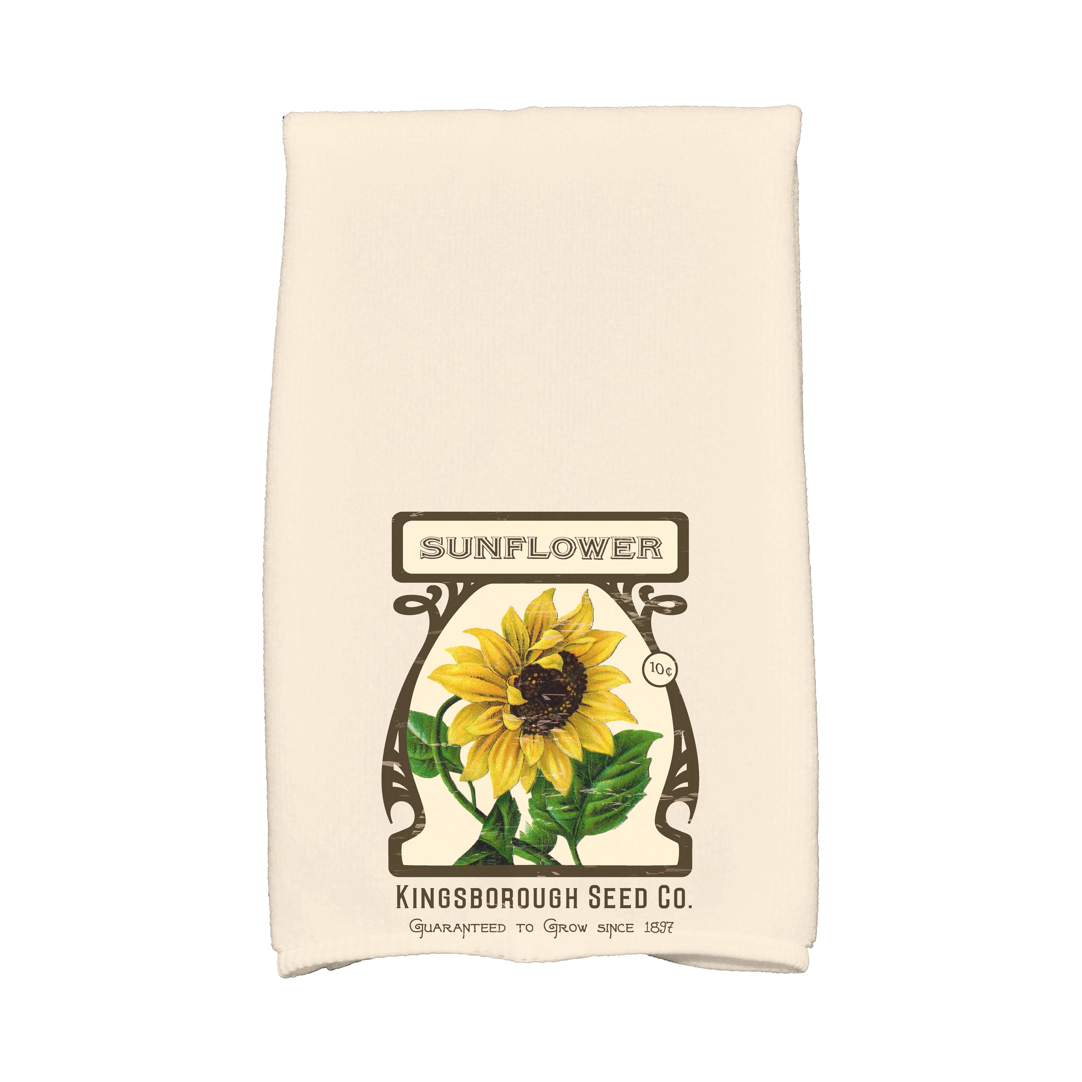16 X 25 Inch Sunflower Floral Print Kitchen Towel