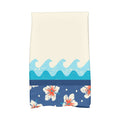 16 X 25 Inch Surf Sand Sea Floral Print Kitchen Towel