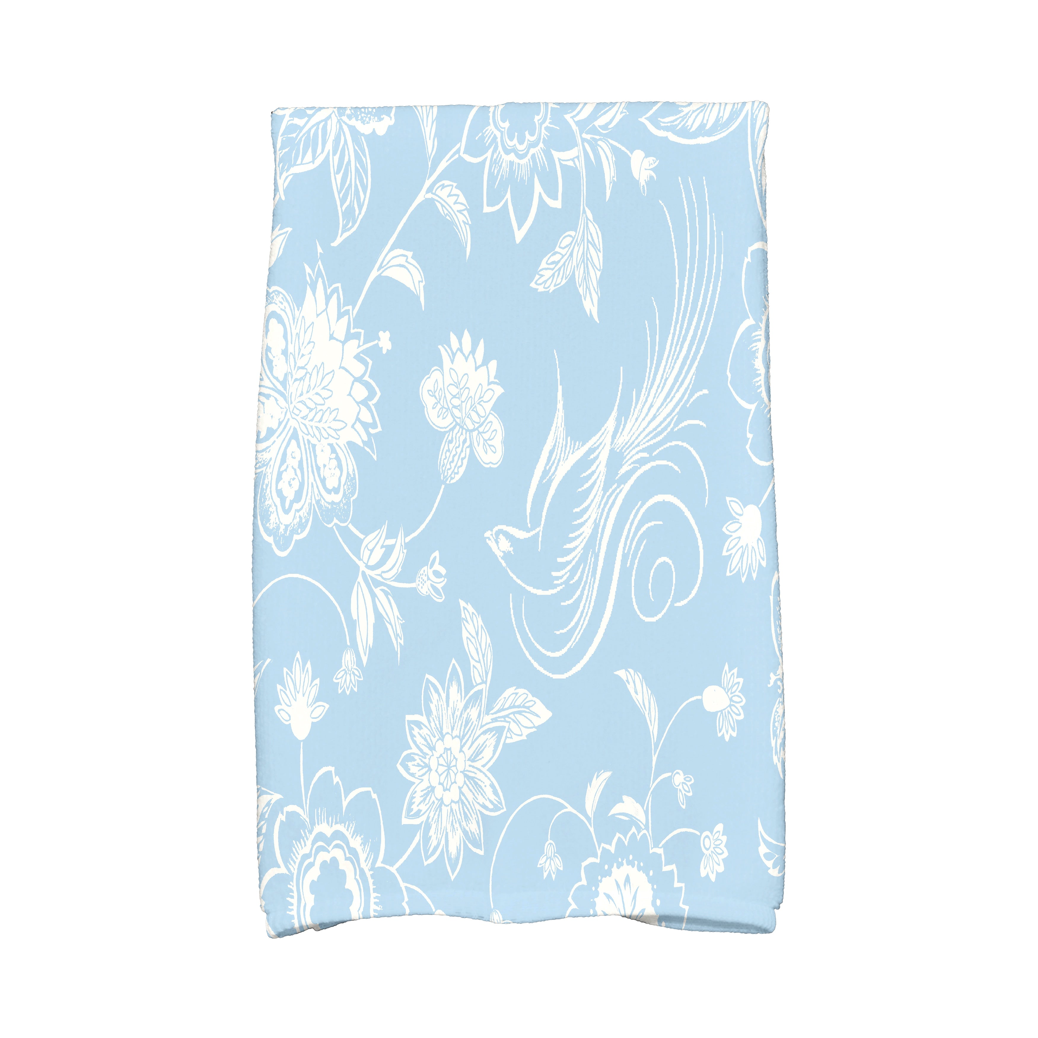 18 X 30 Inch Traditional Bird Floral Floral Print Hand Towel