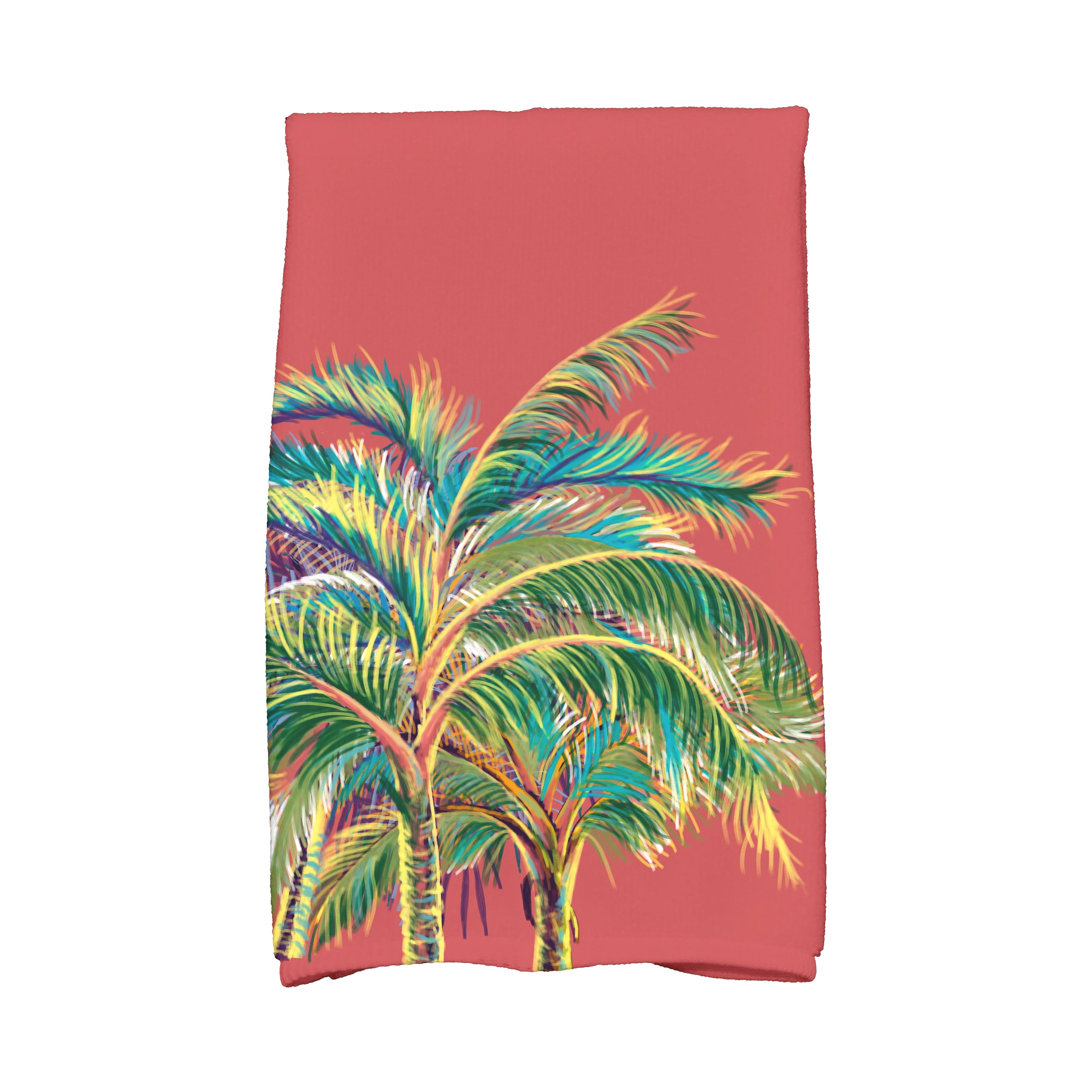 16 X 25 Inch Vacation Floral Print Kitchen Towel