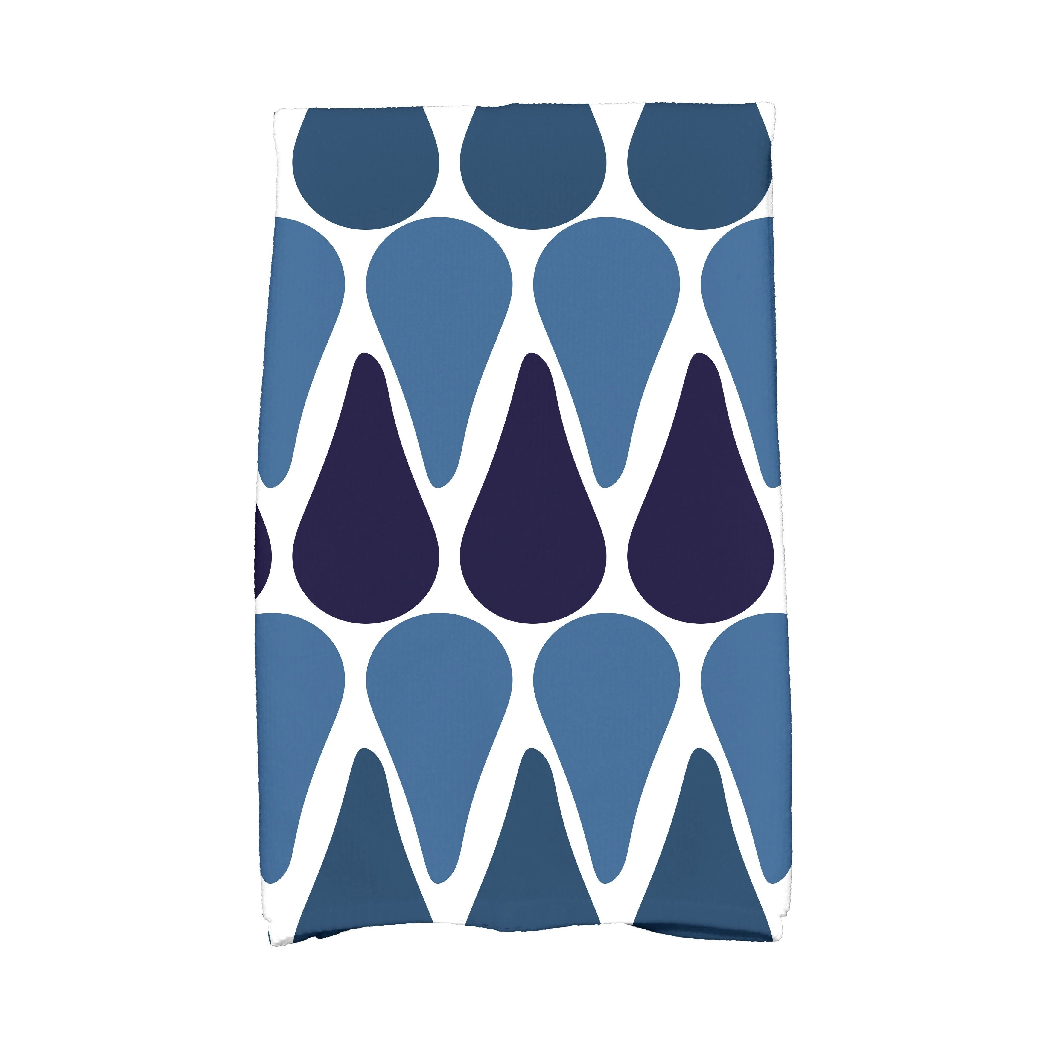 16 X 25 Inch Watermelon Seeds Geometric Print Hand Towel