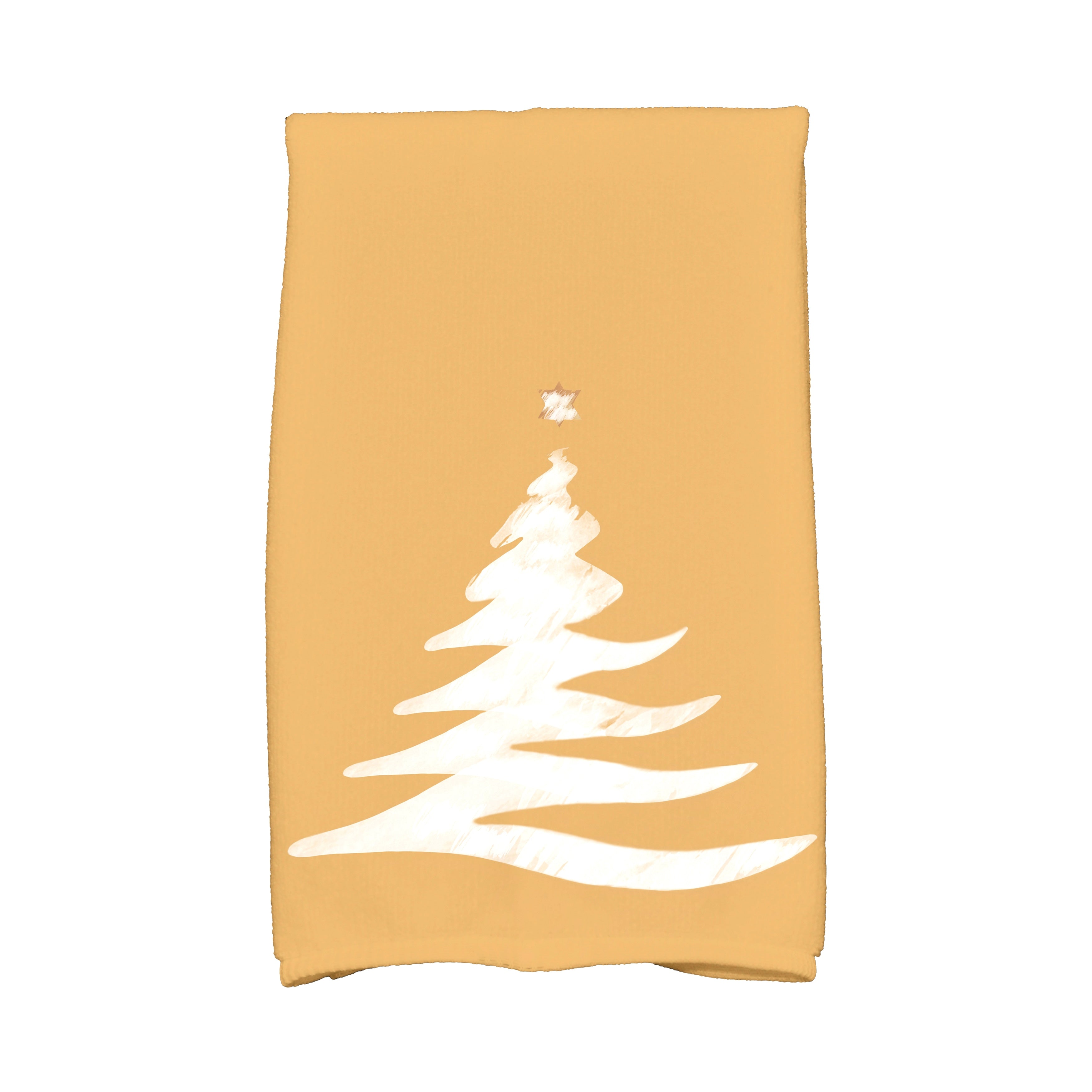 16 X 25 Inch Wishing Tree Holiday Geometric Print Kitchen Towel