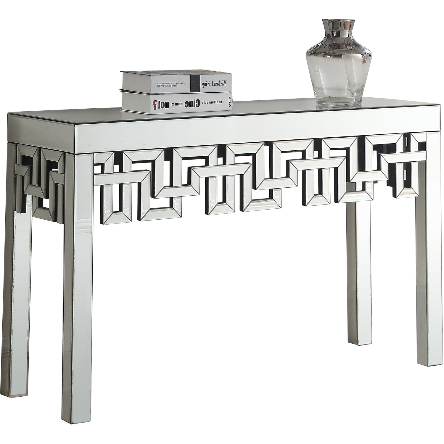 16.5 In. W Black Finish Round Shape Metal Frame End Table 8 X 11