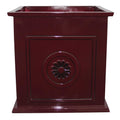 16 Colony Square Planter Oxblood