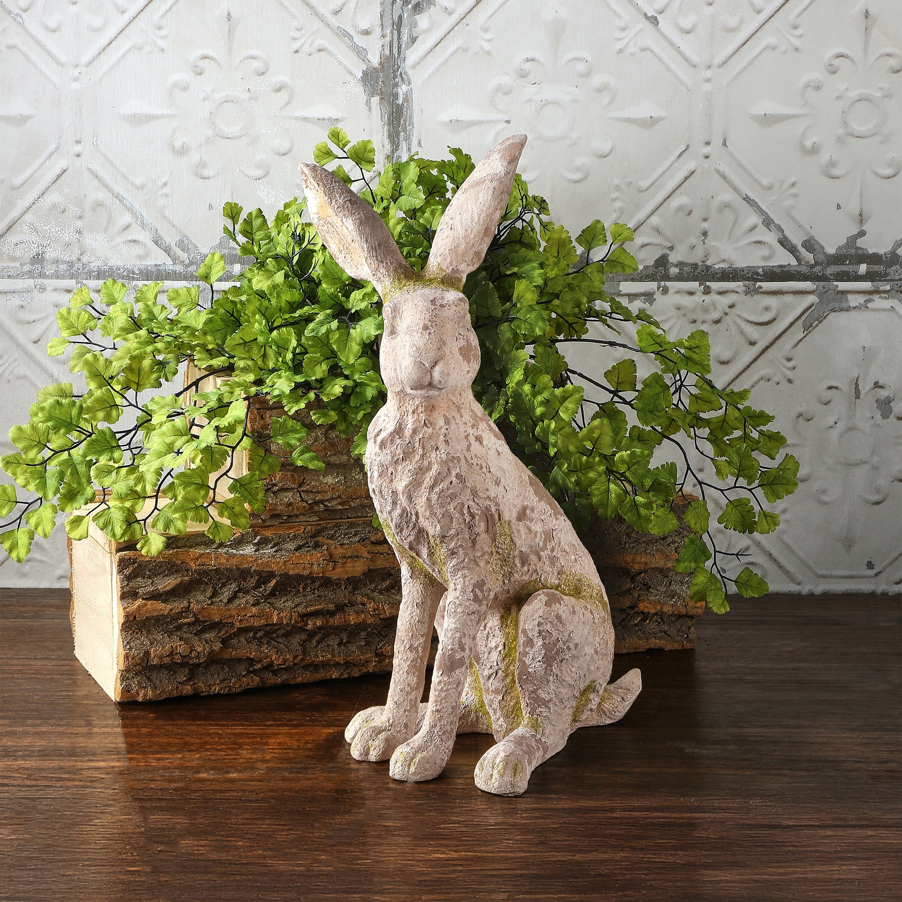 16 Resin Mossed Bunny