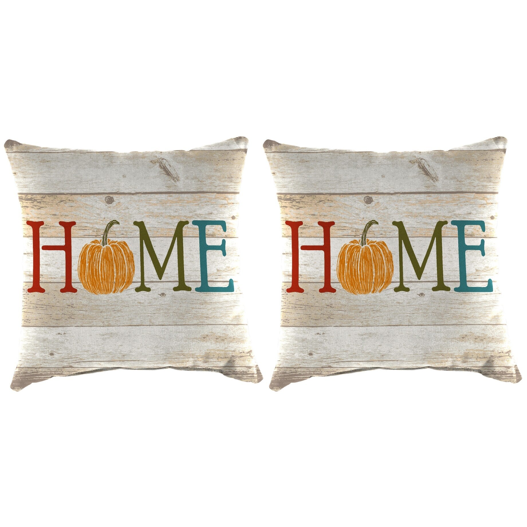 16 Set Of Toss Pillows In Pumpkin Home. 16X16X4