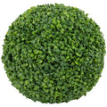 1.25 Two Tone Green Boxwood Artificial Topiary Garden Ball Unlit