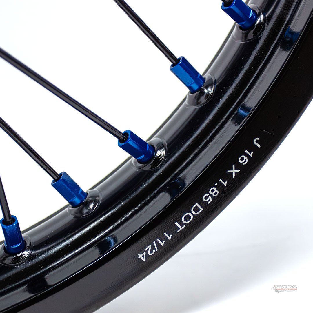 Warp 9 Sur Ron Light Bee Rear Wheel Blue 16″