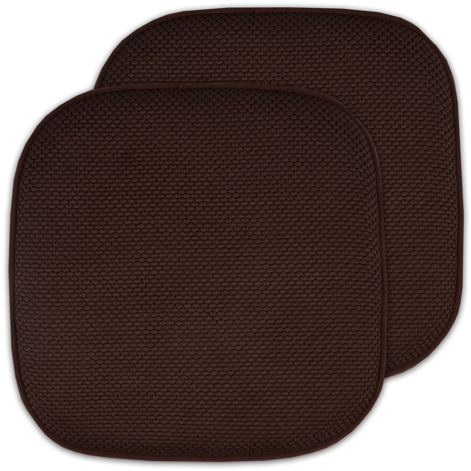 16X16 Memory Foam Chair Pad Seat Cushion With Non Slip Backing 2 Or 4 Pack 16 X 16
