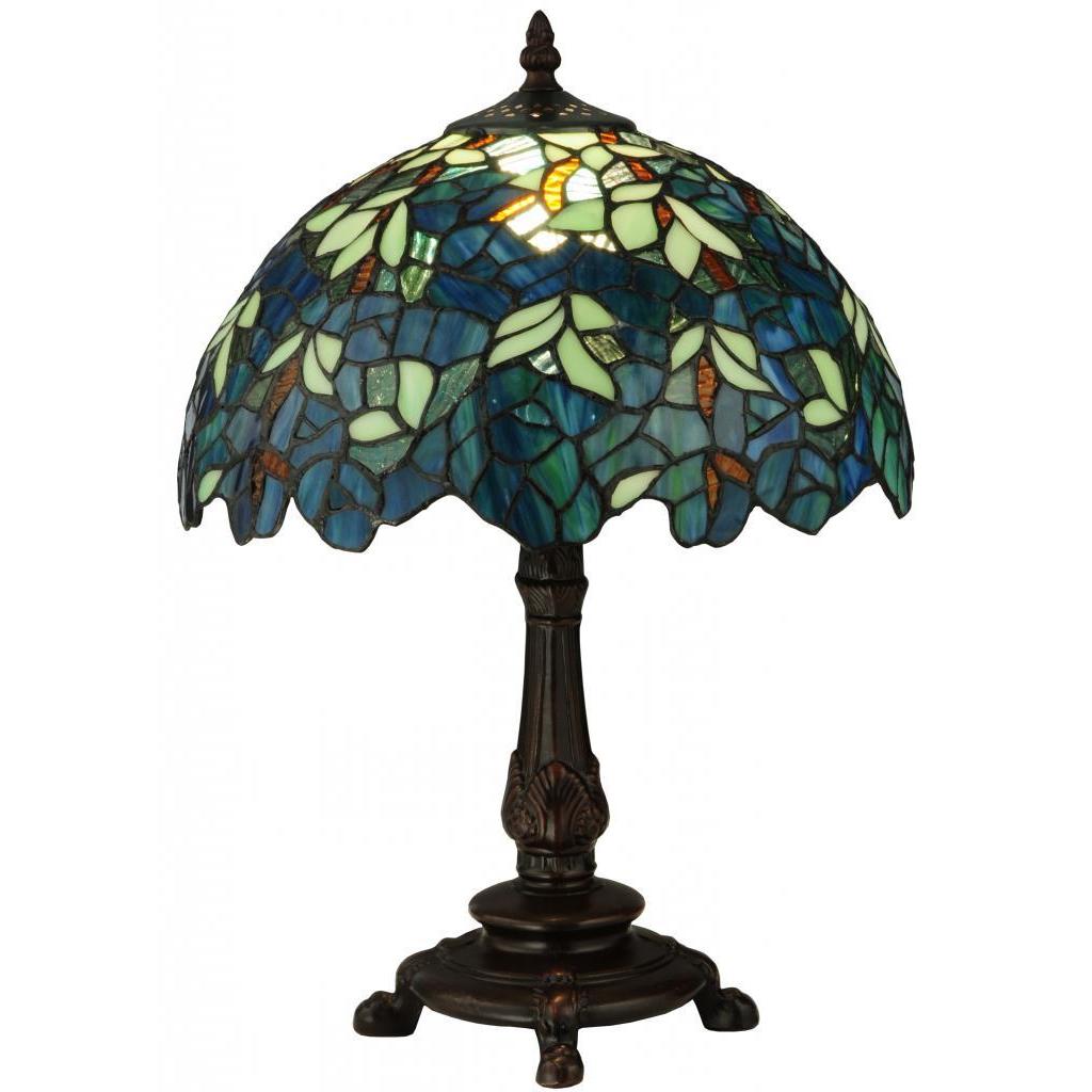 17 Inch Nightfall Wisteria Accent Lamp