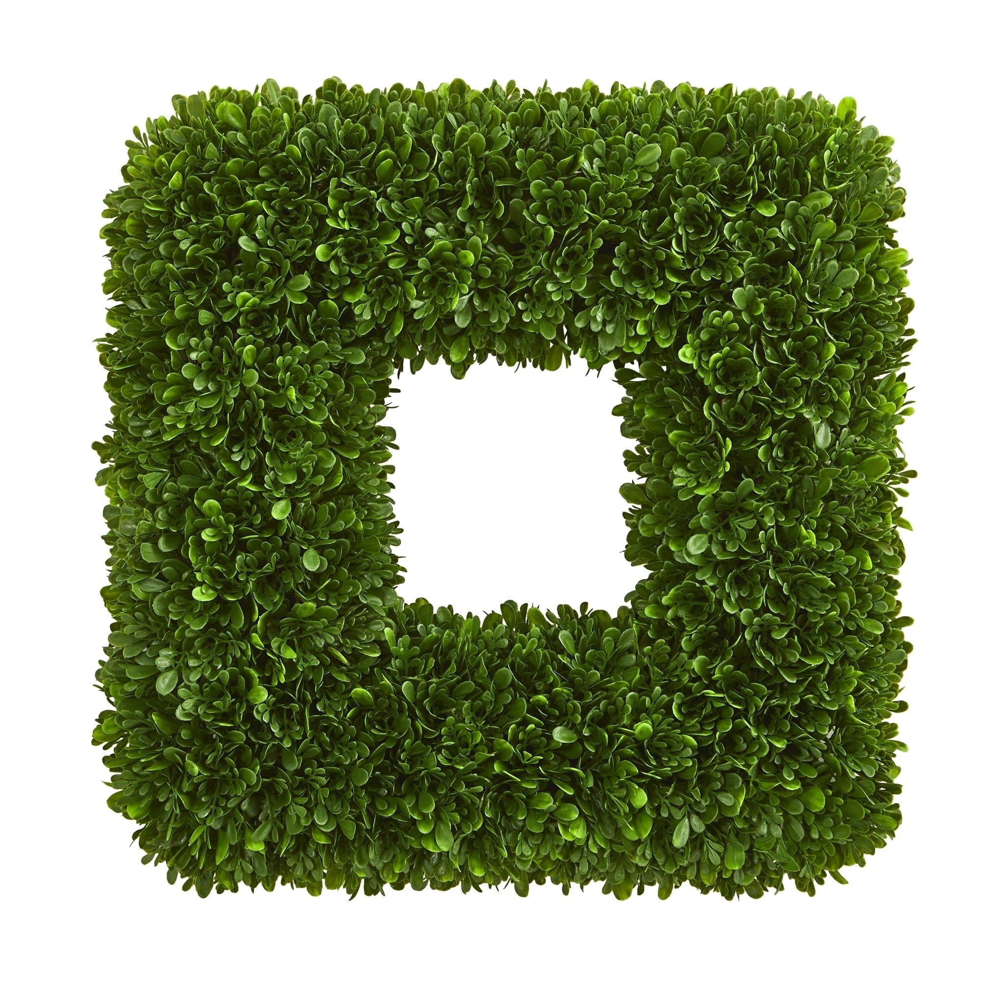 17 Tea Leaf Square Wreath Uv Resistant Indoor Outdoor 17 Tea Leaf Square Wreath