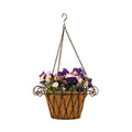 Deer Park Metal Flower Basket With Coco Liner