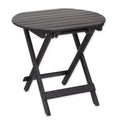 17 In. X 20 In. Eucalyptus Wood Outdoor Foldable Adirondack Side Table