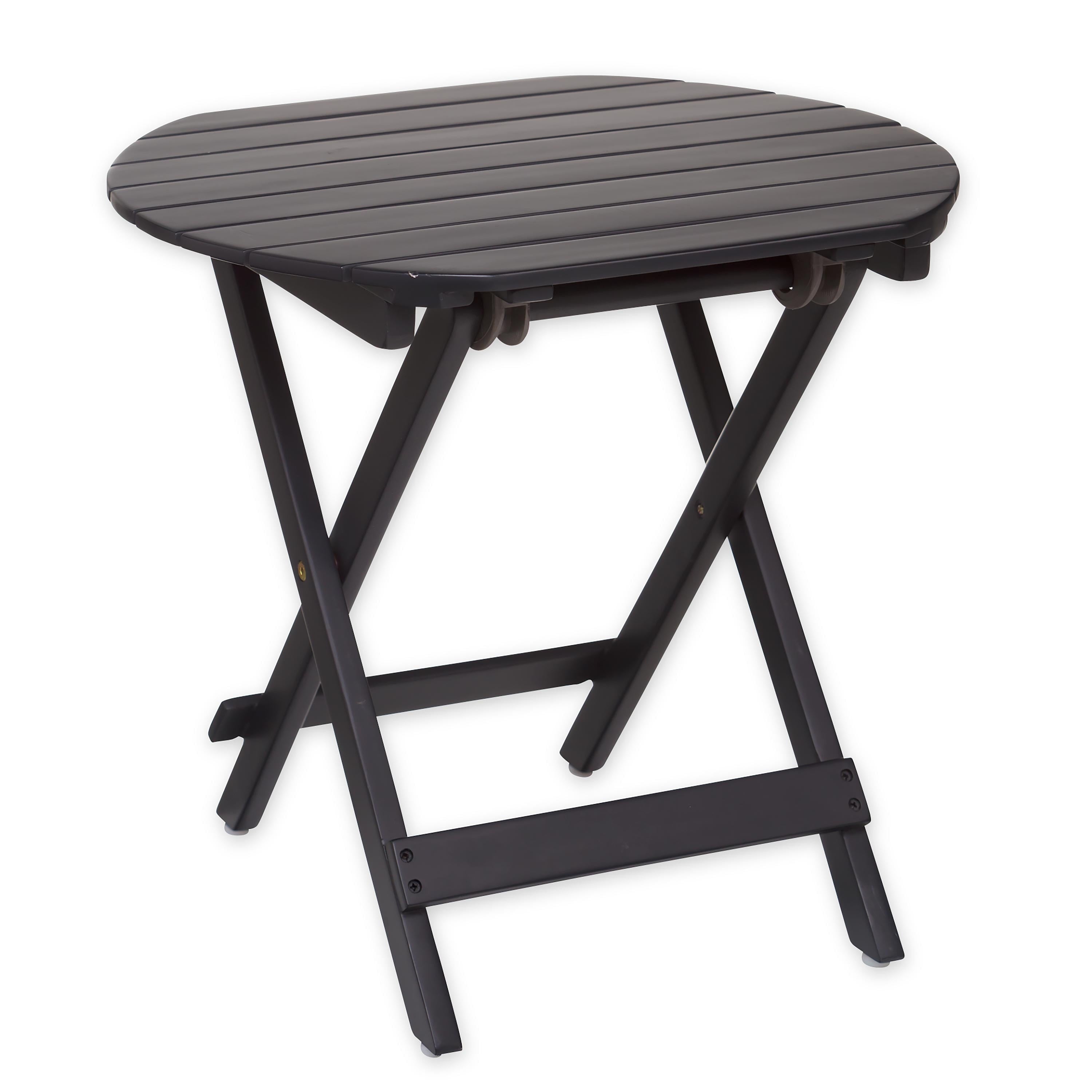 17 In. X 20 In. Eucalyptus Wood Outdoor Foldable Adirondack Side Table