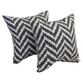 17 Inch Square Polyester Outdoor Throw Pillows Set Of 2