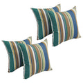 17 Inch Square Polyester Outdoor Throw Pillows Set Of 4