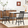 17.5 Modern Solid Wood Dining Chairs Set Of 2