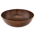 Large Round Vessel Hammered Copper Sink