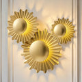 17 Modern Gold Sunbeam 3 Light Led Wall Sconce For Hallway And Entryway