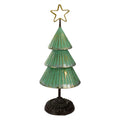 17 Es Rustic Green Gold Tabletop Christmas Tree A Cutout Star Topper