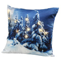 17 Winter Scene Pillow With Led Lights