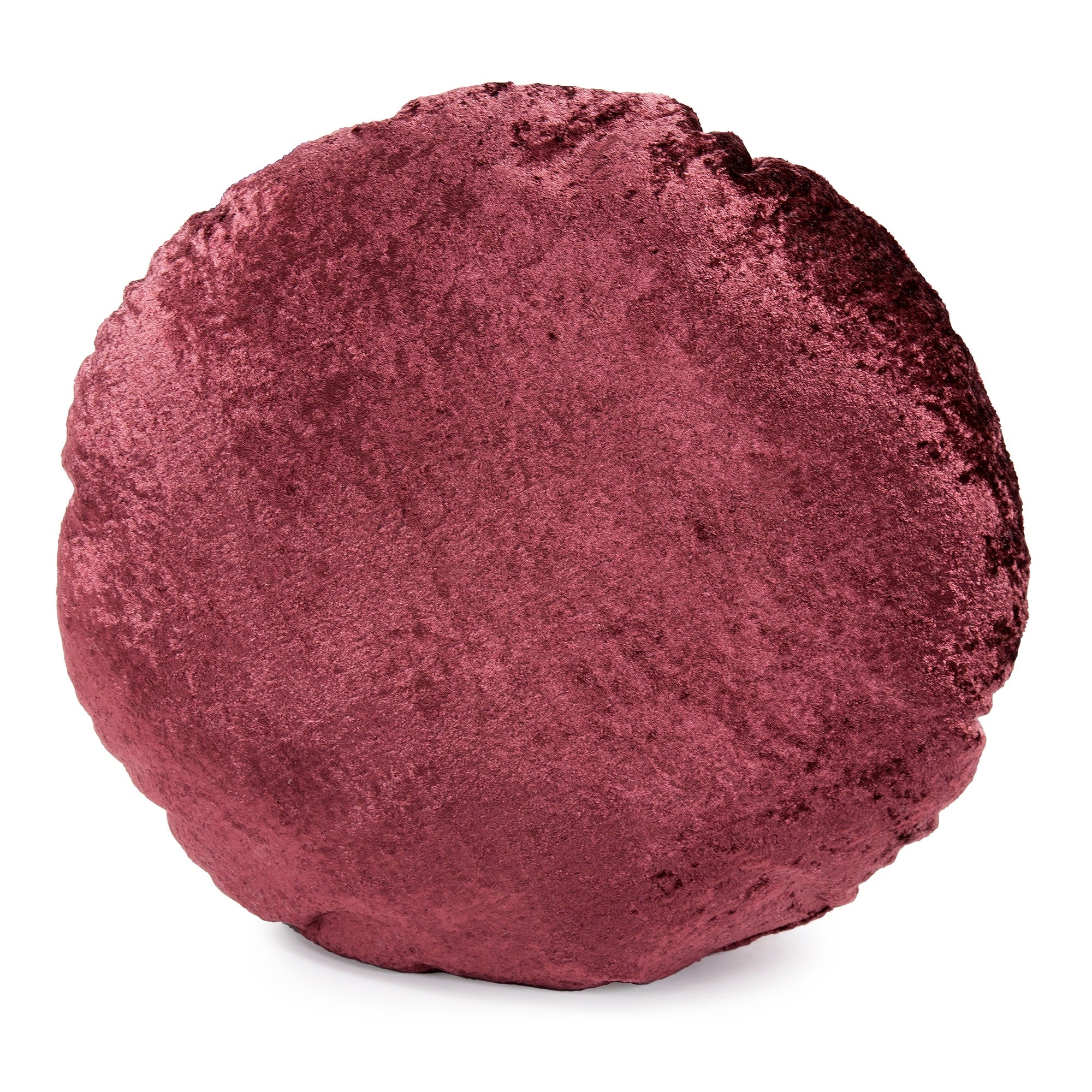 18 In. Round Crushed Velvet Pillow