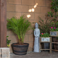 18 Inch Barrel Planter Small Bronze