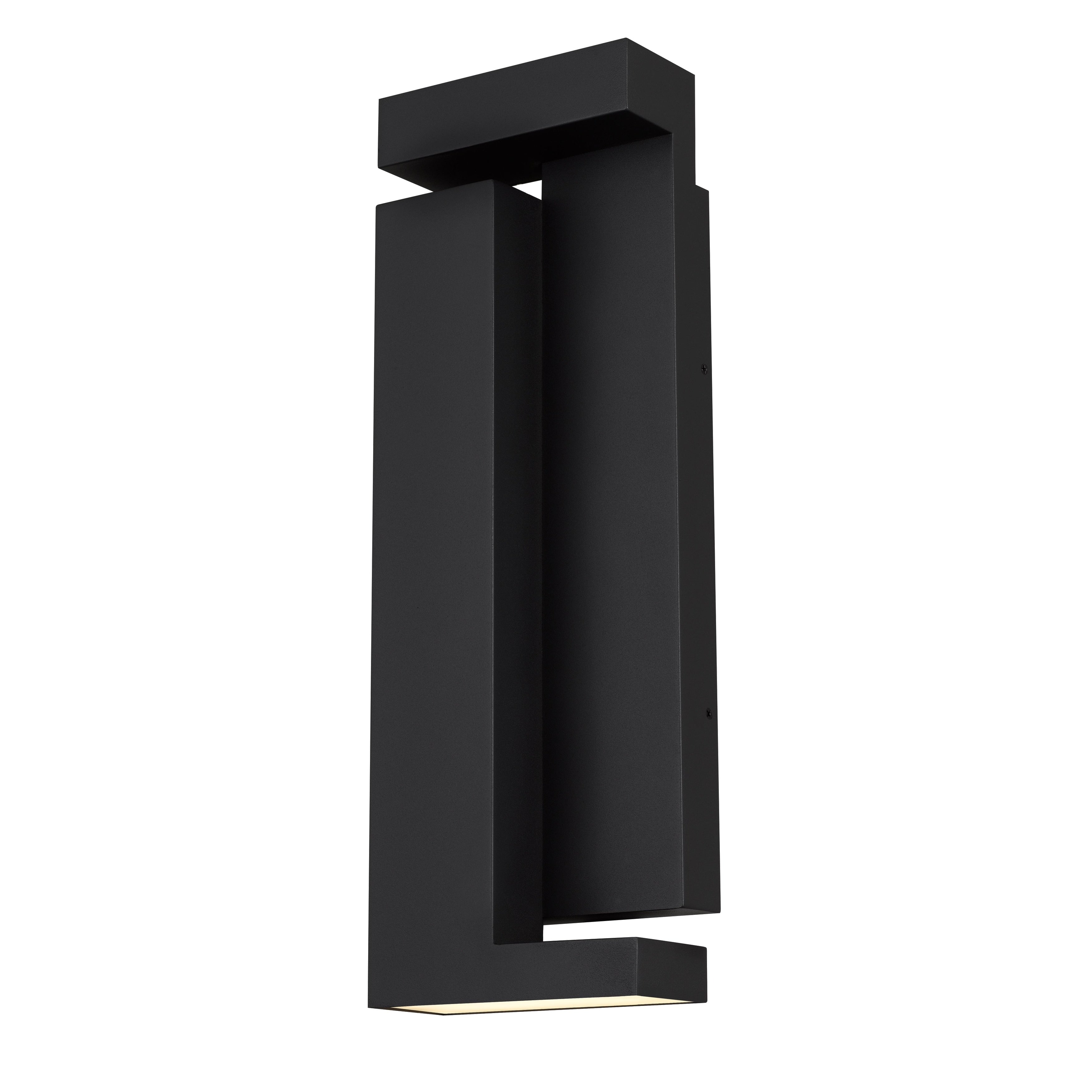 18 Inch Led Wall Sconce Black