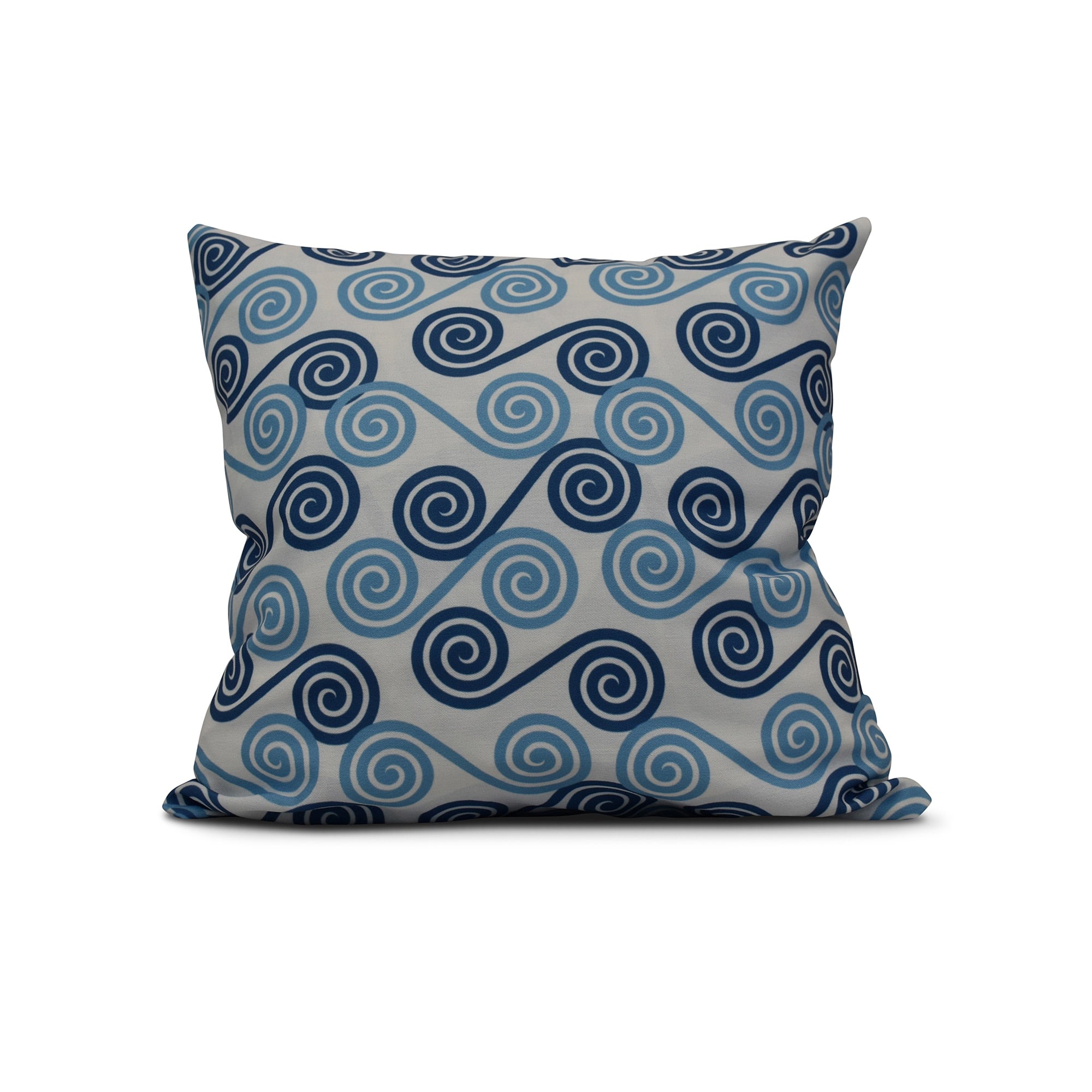 18 Inch Rip Curl Geometric Print Outdoor Pillow