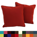 Blazing Needles 18 Inch Twill Throw Pillow Set Of 2