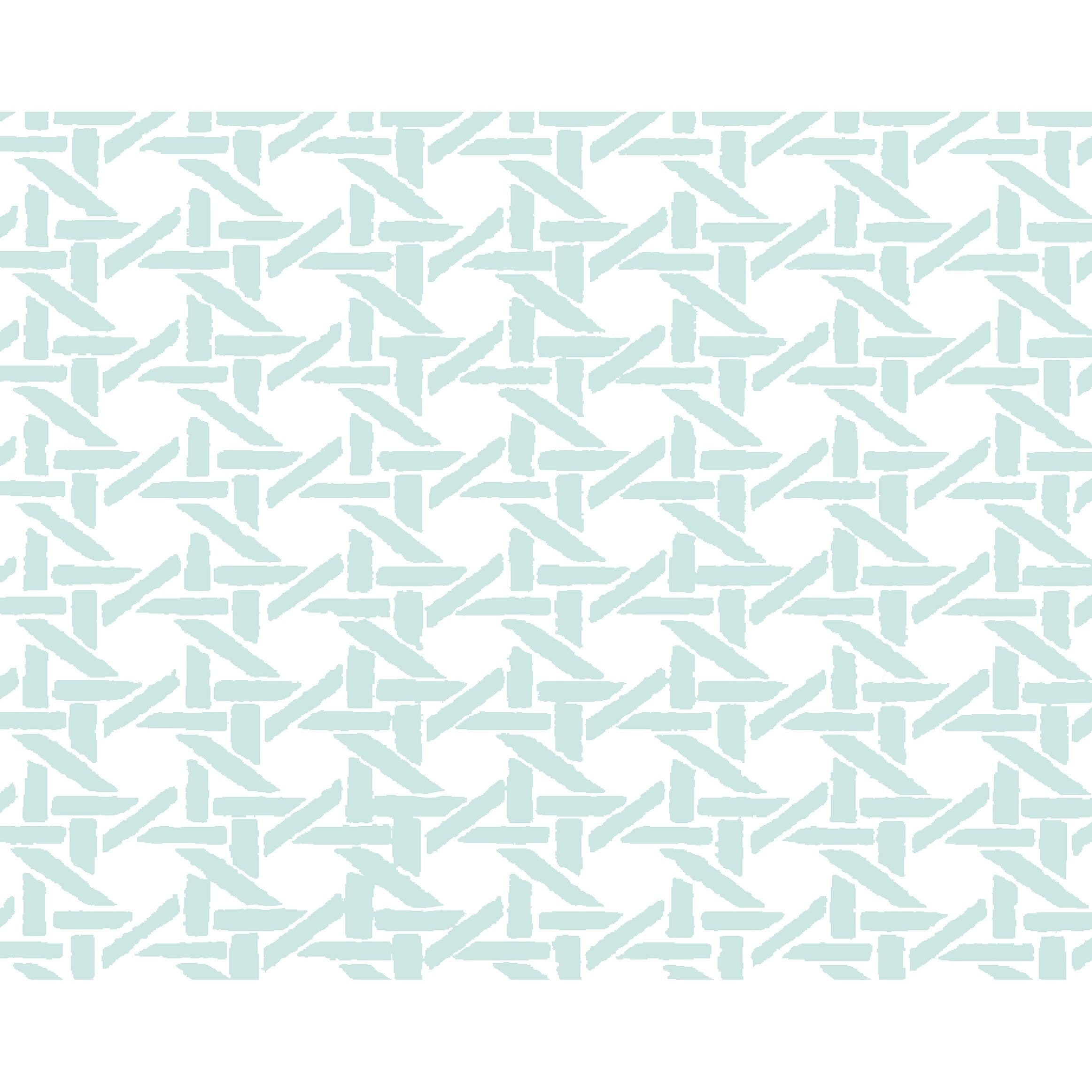18 X 14 Inch Rattan Geometric Geometric Print Placemat Set Of 4
