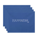 18 X 14 Inch Coastal Happiness Word Print Placemat Set Of 4