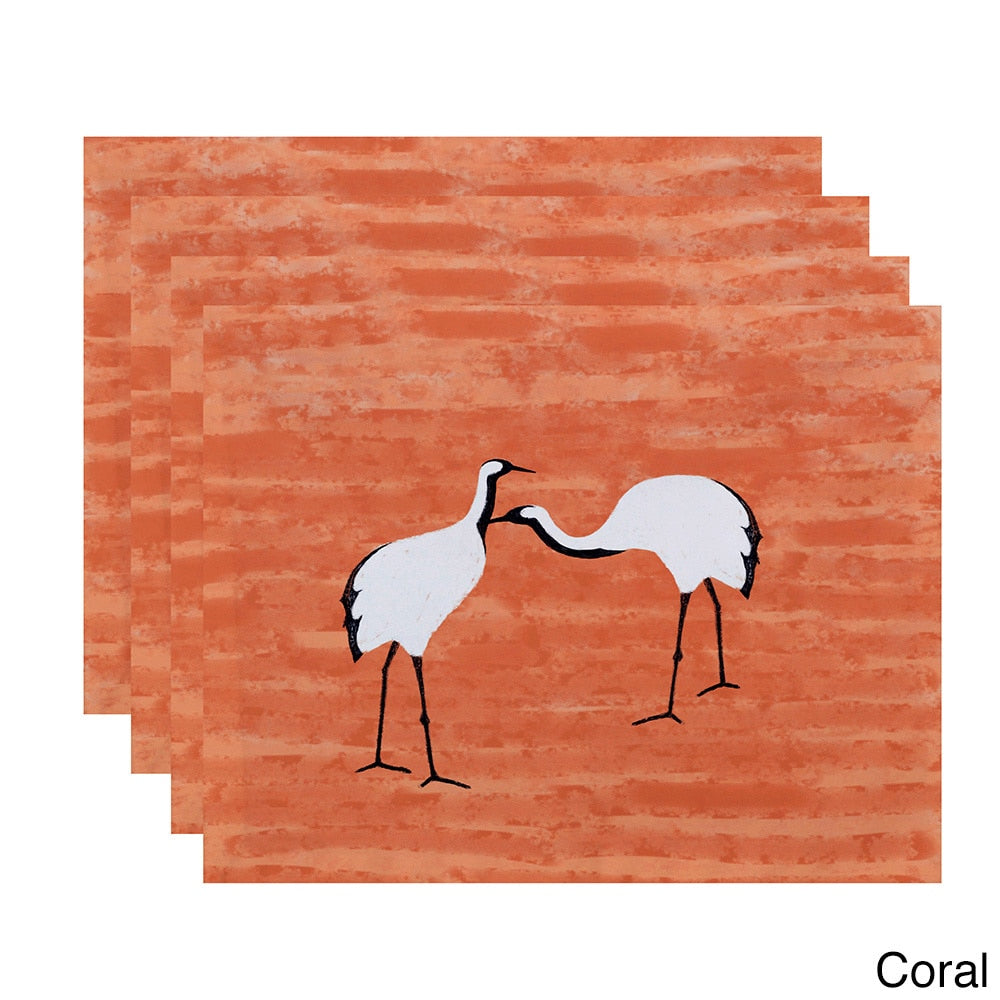 18 X 14 Inch Stilts Animal Print Placemat Set Of 4