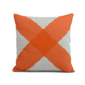 18 X 18 Inch X Marks The Spot Geometric Print Outdoor Pillow