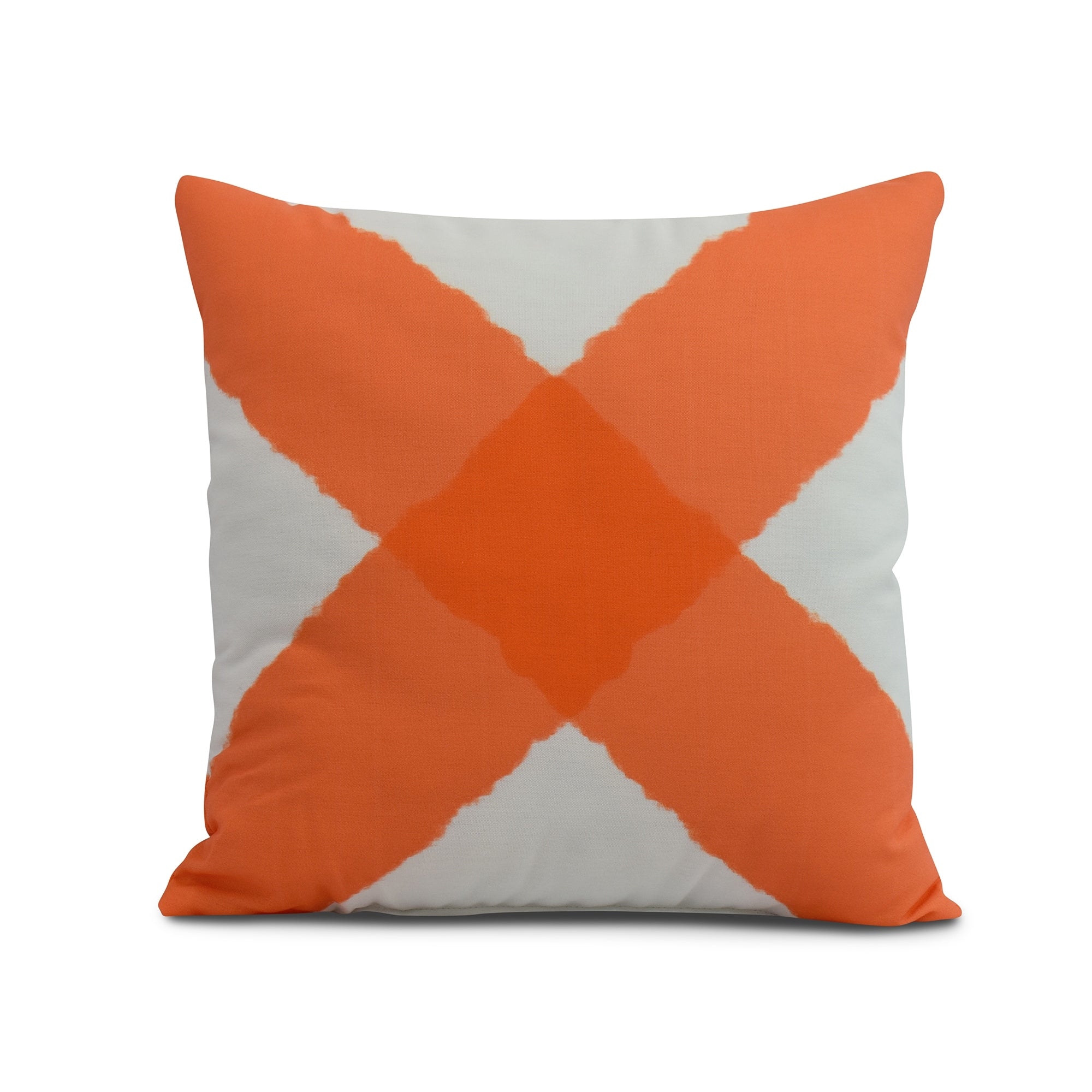 18 X 18 Inch X Marks The Spot Geometric Print Outdoor Pillow