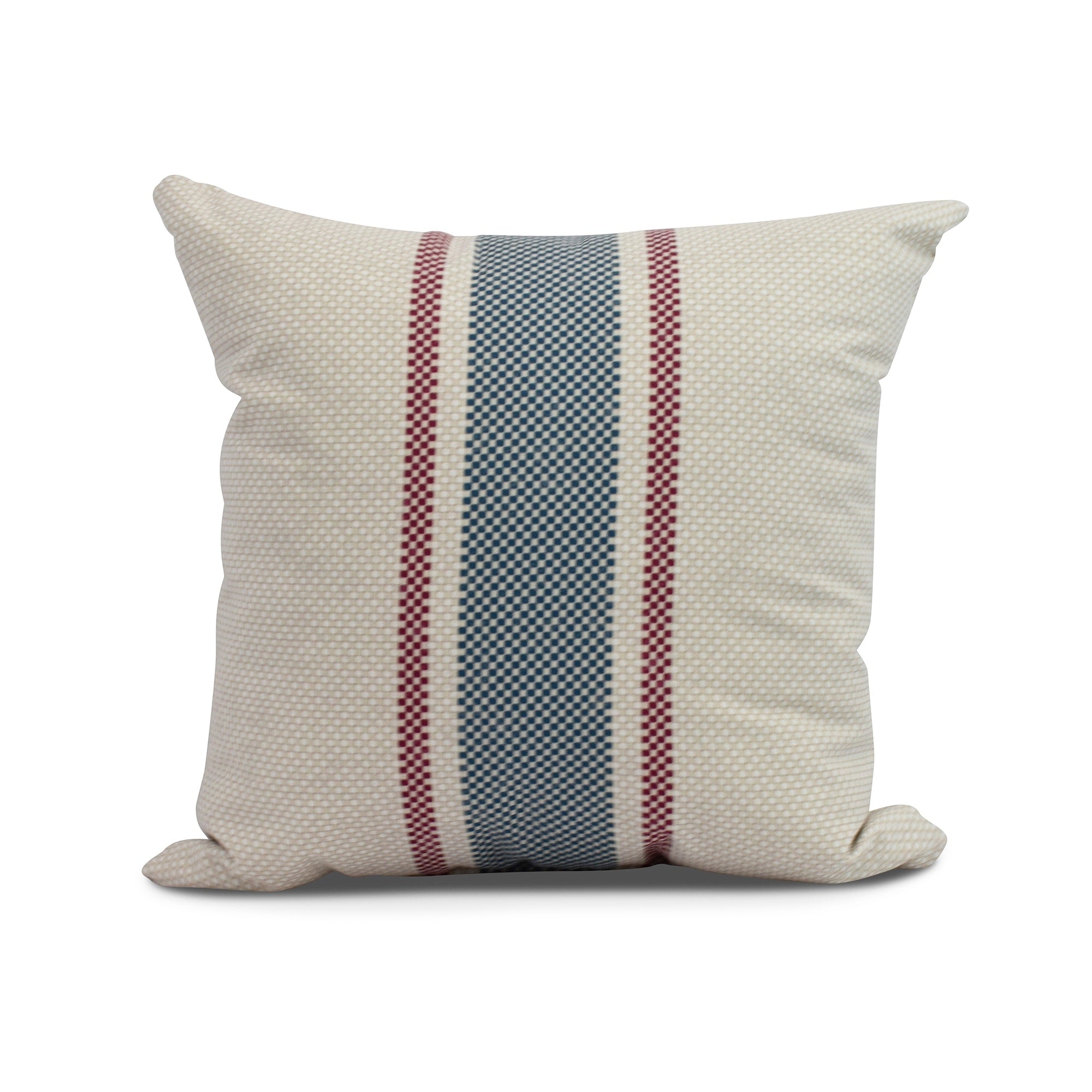 18 X 18 Inch Grain Sack Outdoor Pillow
