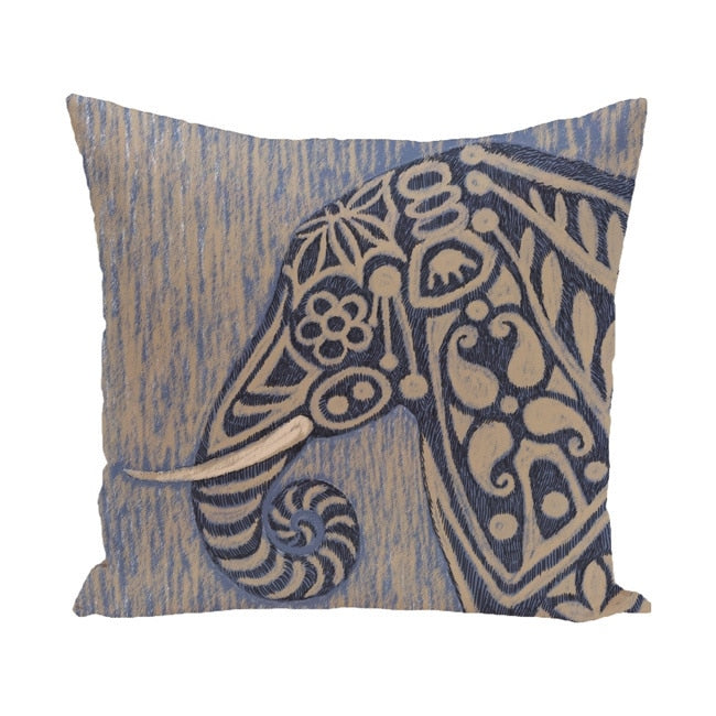 18 X 18 Inch Inky Animal Print Pillow