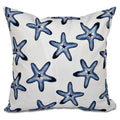 Soft Starfish Geometric Print 18 X 18 Inch Outdoor Pillow