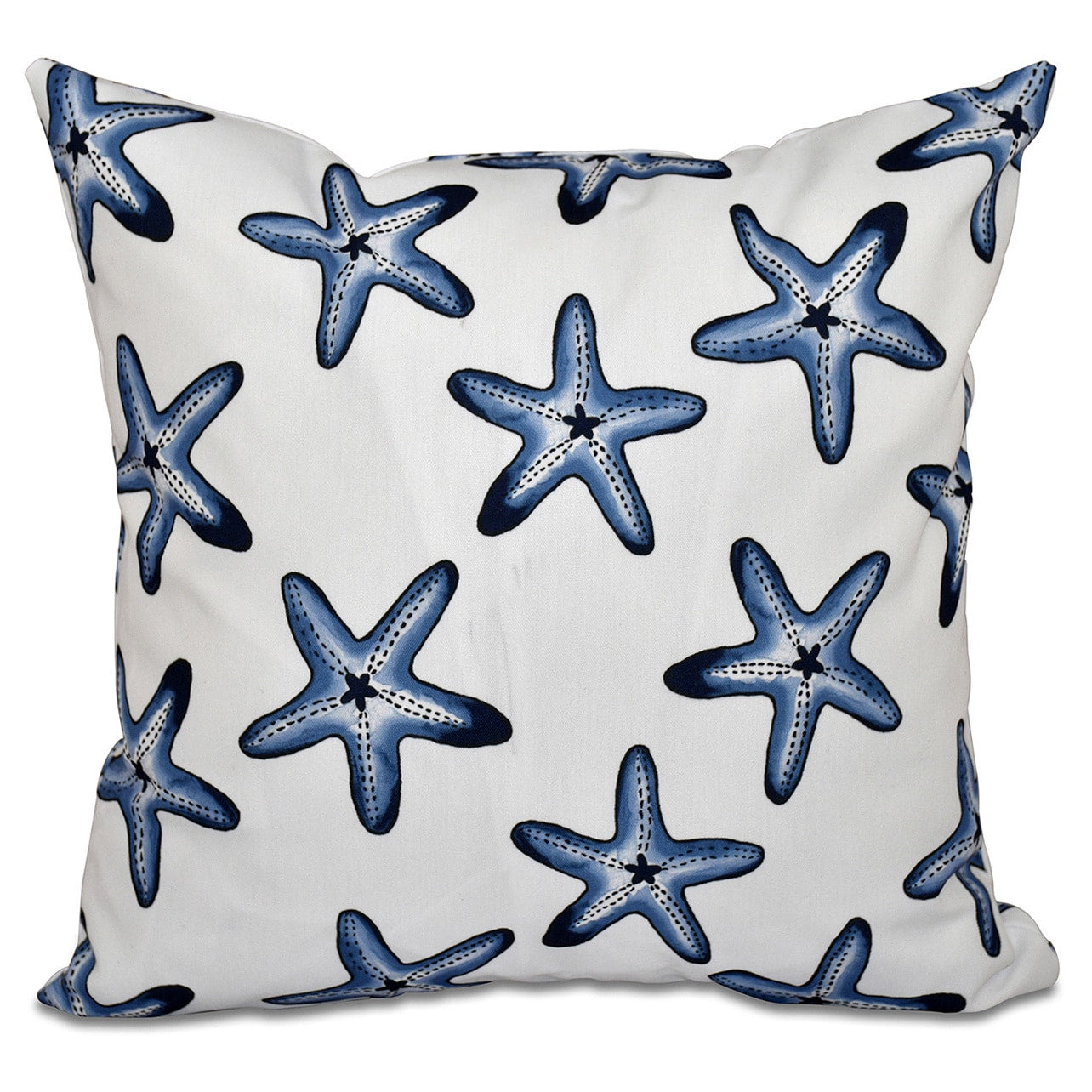 Soft Starfish Geometric Print 18 X 18 Inch Outdoor Pillow