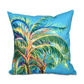 Vacation Floral Print 18 X 18 Inch Outdoor Pillow