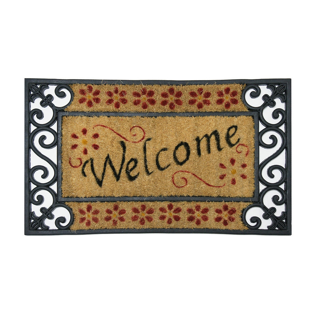 Rubber Cal Welcome Home Entrance Mat 18 X30